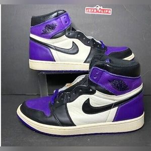 Nike Air Jordan 1 High OG Court Purple 1.0 (2018) Pre Owned size 12 Mens